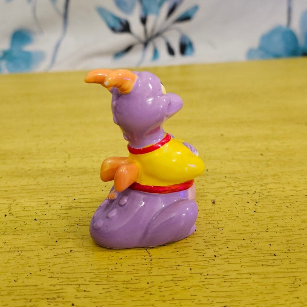 Disney Figment Purple Dragon Ceramic Figure Made in Japan 1982 - Picture 4 of 6